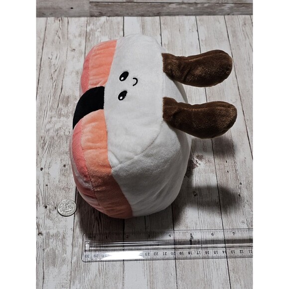Kawaii Sushi Pink Smiling Nigiri Plush Stuffed Animal Cute & Cuddly - Picture 3 of 8